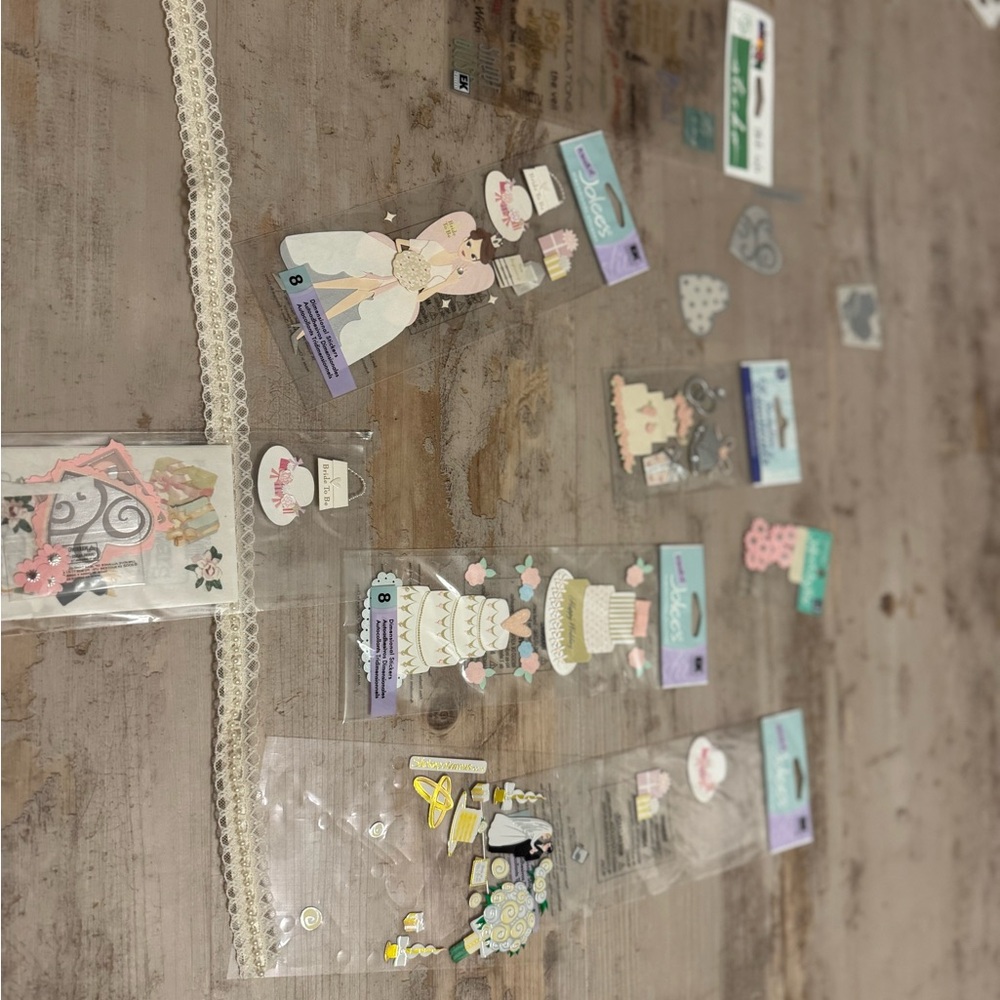 Colorful Scrapbook Paper and Stickers Set - Picture 13 of 15